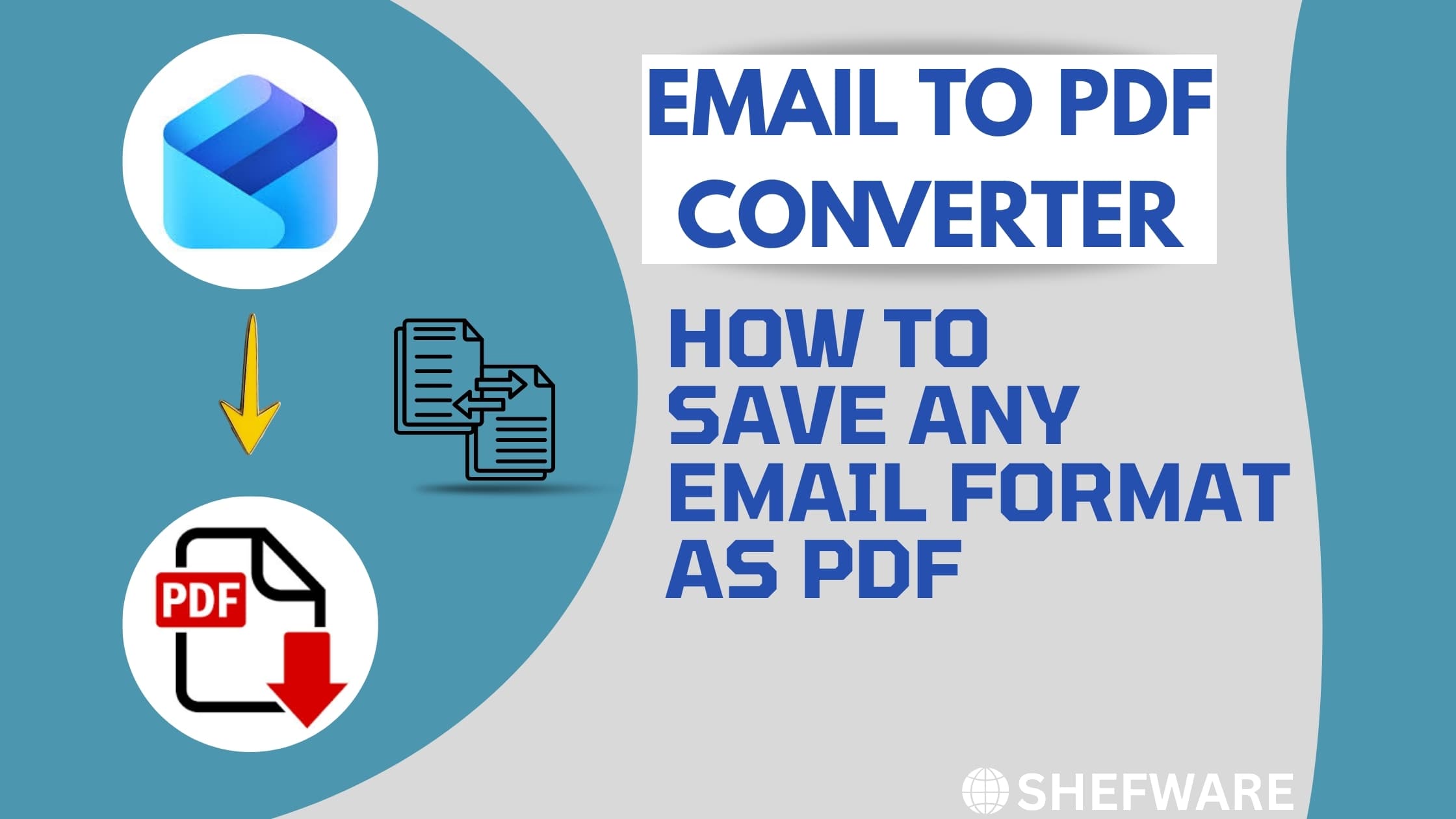 email to PDF converter, convert email to PDF, save email as PDF, batch email to PDF.