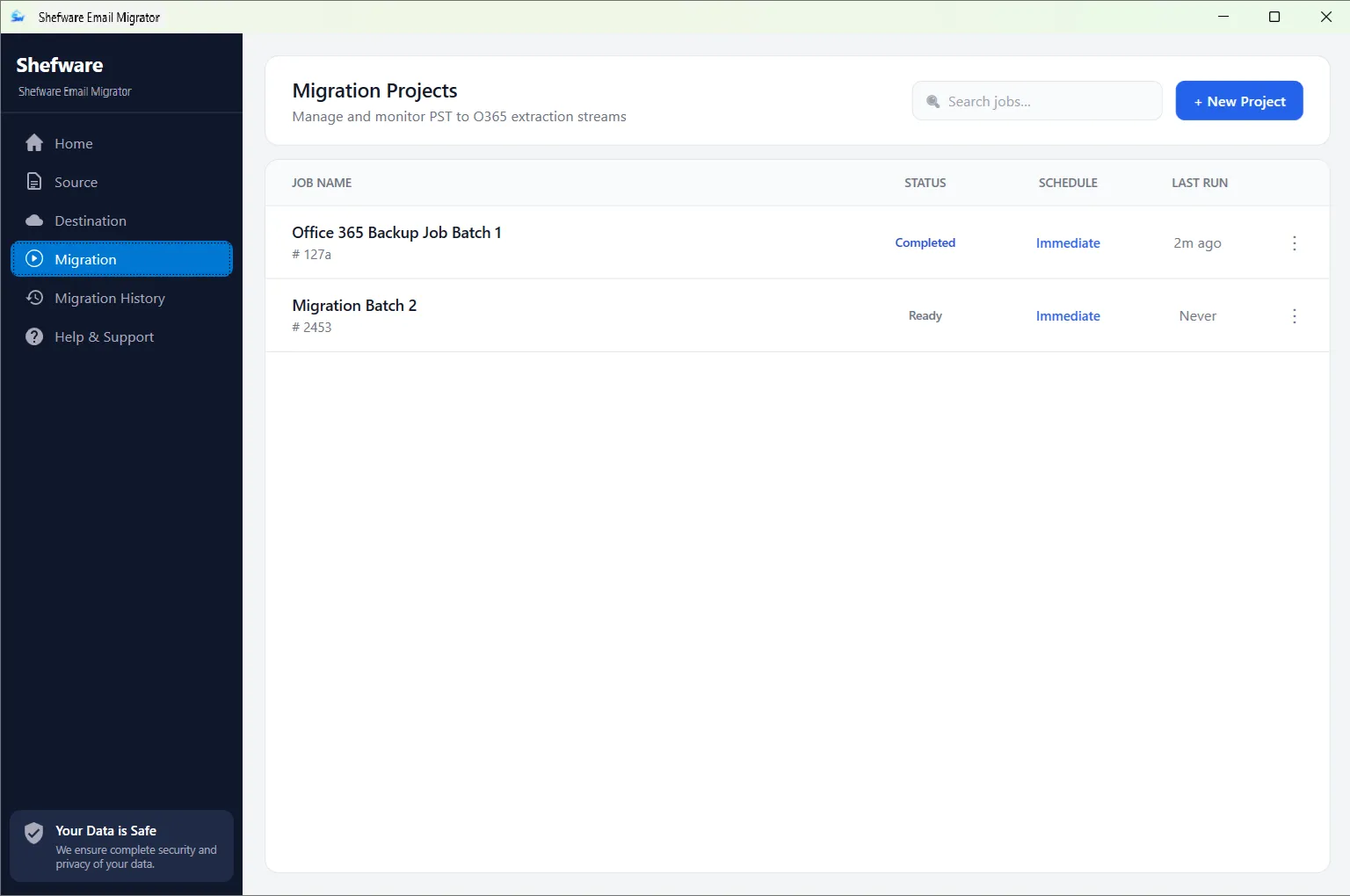 Secure Email Migration