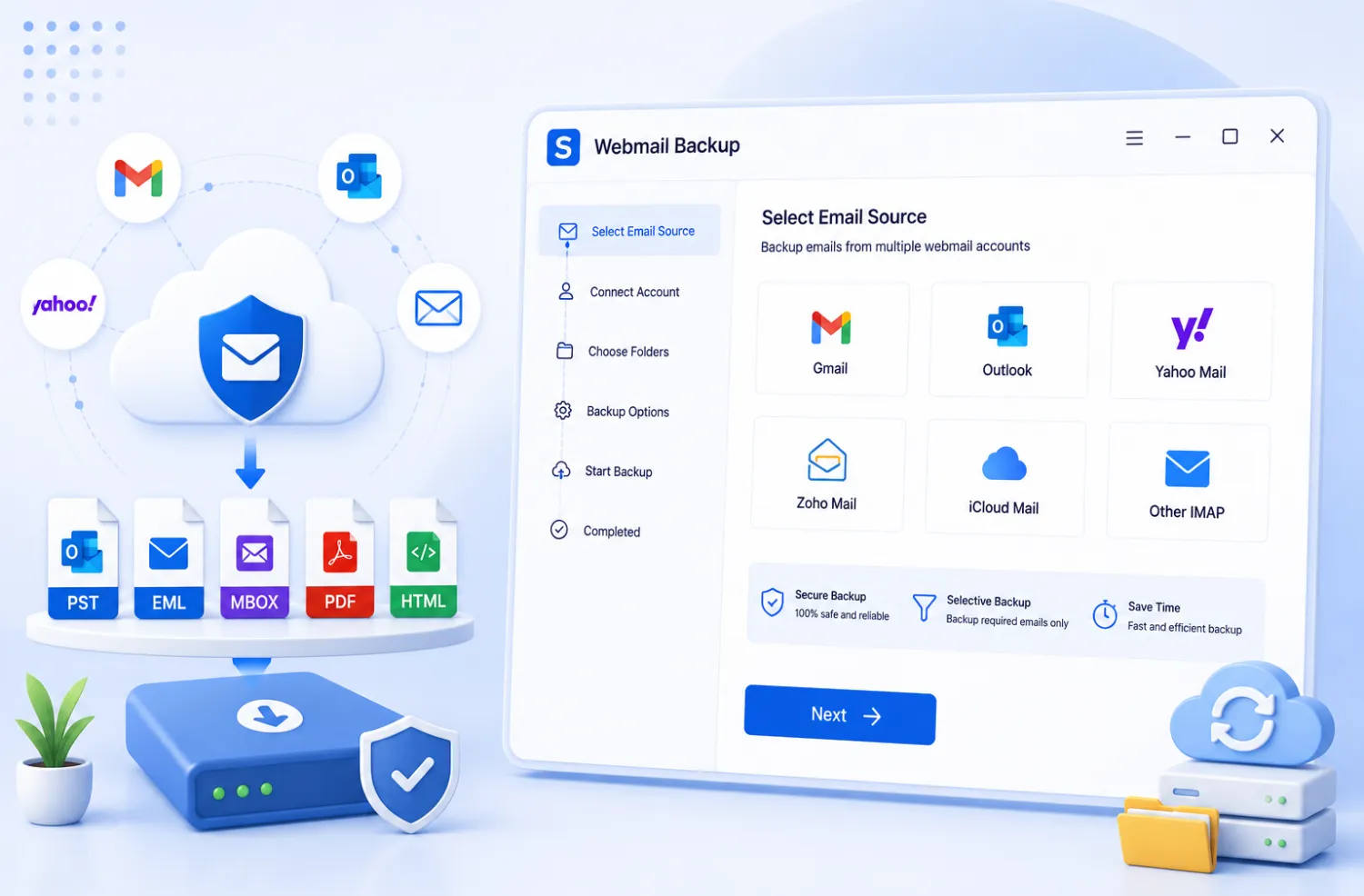 Shefware Webmail Backup Tool
